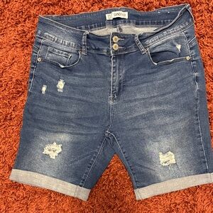 Sandpiper Women's Classic Blue Denim Shorts